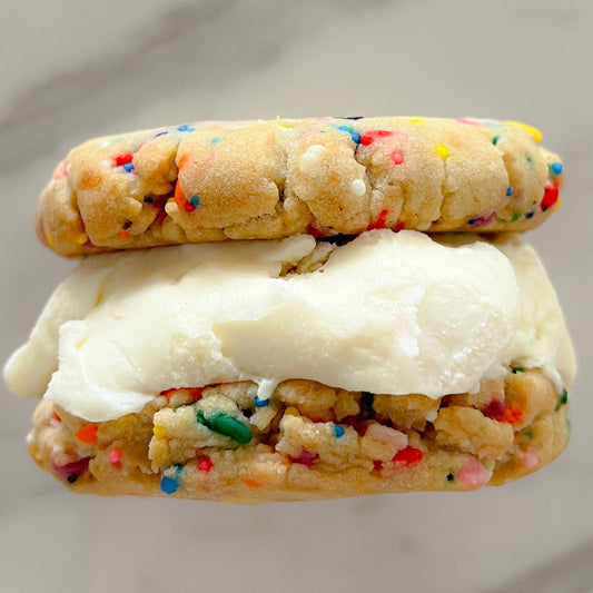 Funfetti w/ vanilla ice cream