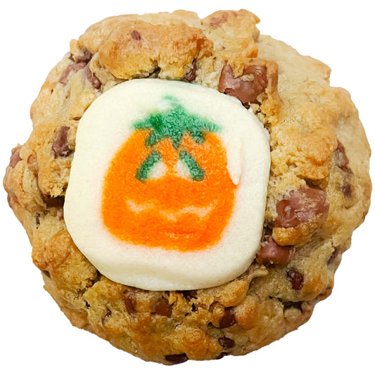 Halloween Chocolate Pumpkin Sugar Cookie