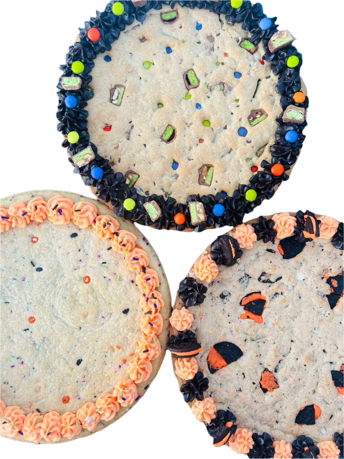 Halloween cookie cakes